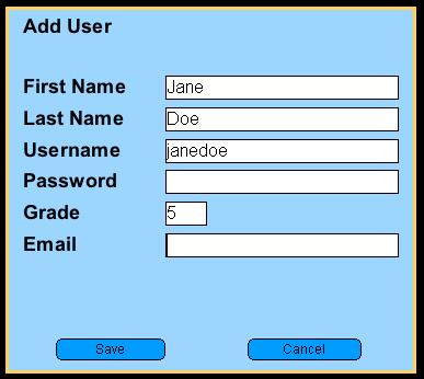 Adding a Student from the Login Screen It is possible to add a student user from the login screen of the Phonics program: Open the Eduss