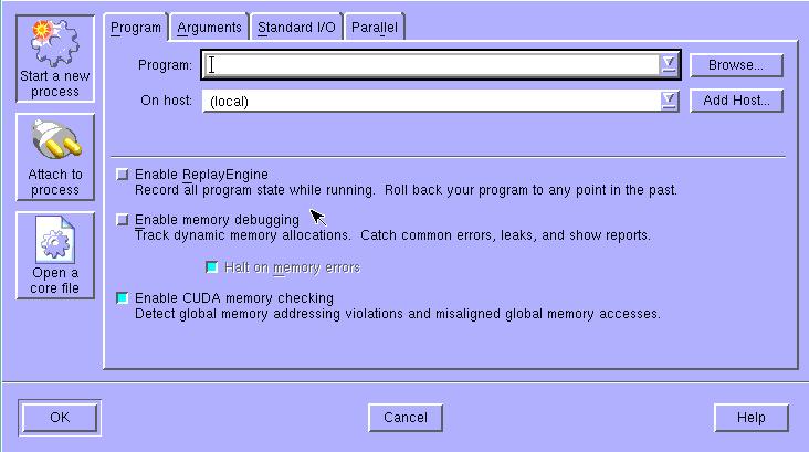 CUDA Segmentation Faults TotalView displays segmentation faults as expected Enable CUDA memory
