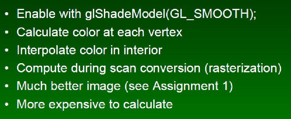 45 Shading in OpenGL [2]: Interpolative (aka