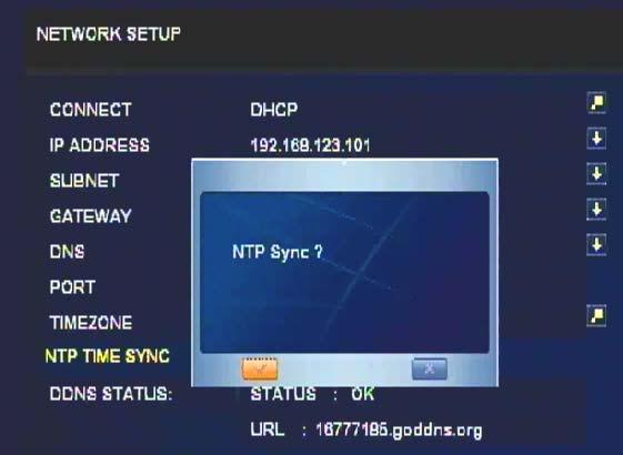 NTP Time Sync DVR can synchronize with time server via Network Time Protocol.