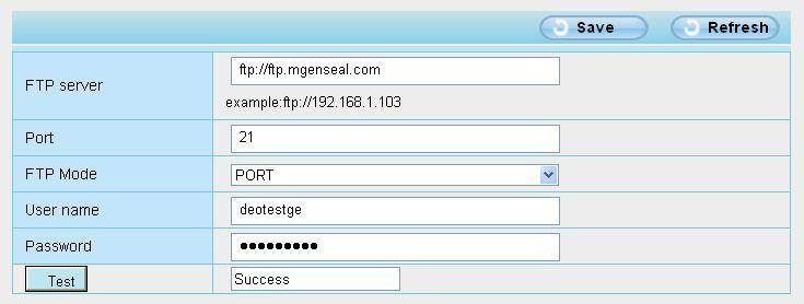 Figure a Figure b FTP server: If your FTP server is located on the LAN, you can set as Figure a.