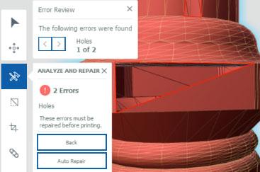 4. On the Analyze and Repair button menu, click Auto Repair.