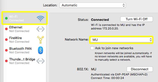 13. Check the Wi-Fi connection to verify that your now