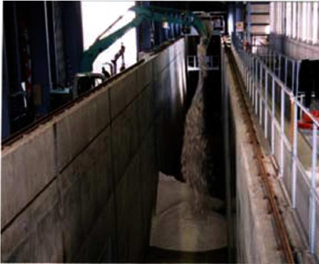 Validation Scenario Experiment conducted in large-scale tank