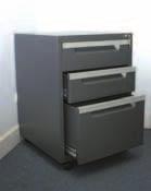 File Drawer 680H x 470W x 620D Lateral Filing Cabinets Anti-tilt Lockable Grey or Beige 2