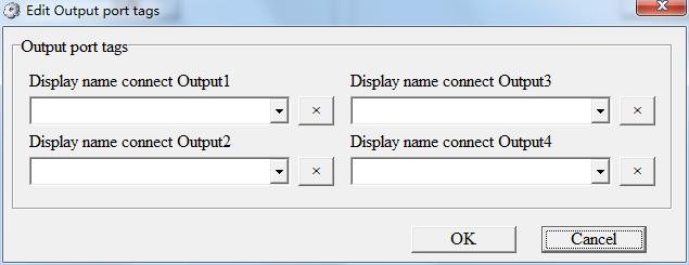 Define tags for respective Input port, then devices connect the Input ports can be easily remembered.