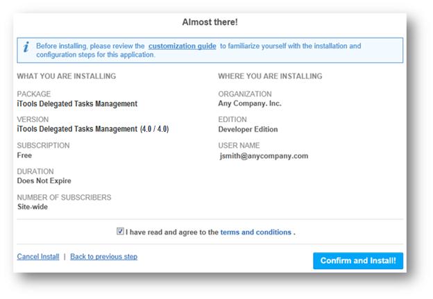 Please Note: Even though the page shows Free under the Subscription heading, there is a fee for the itools for Salesforce CRM product suite as indicated on the AppExchange