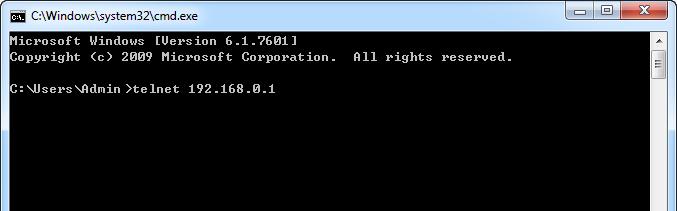 through an Ethernet port. 1.1.1 Logon by Telnet To log on to the switch by a Telnet connection, please take the following steps: 1.