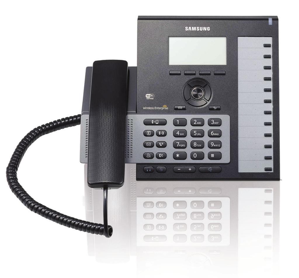 SMT-I6010 The new SMT-i6010 IP phone from Samsung is an intuitive business phone designed with the users convenience in mind.