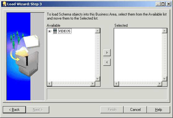 Click Next to display the Load Wizard: Step 3 dialog.