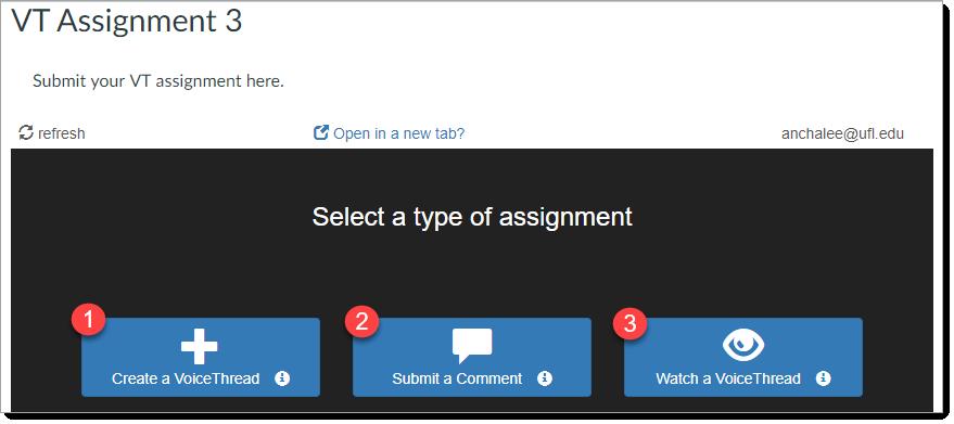 VoiceThread 21 of 31 Assignment Builder This allows you to let