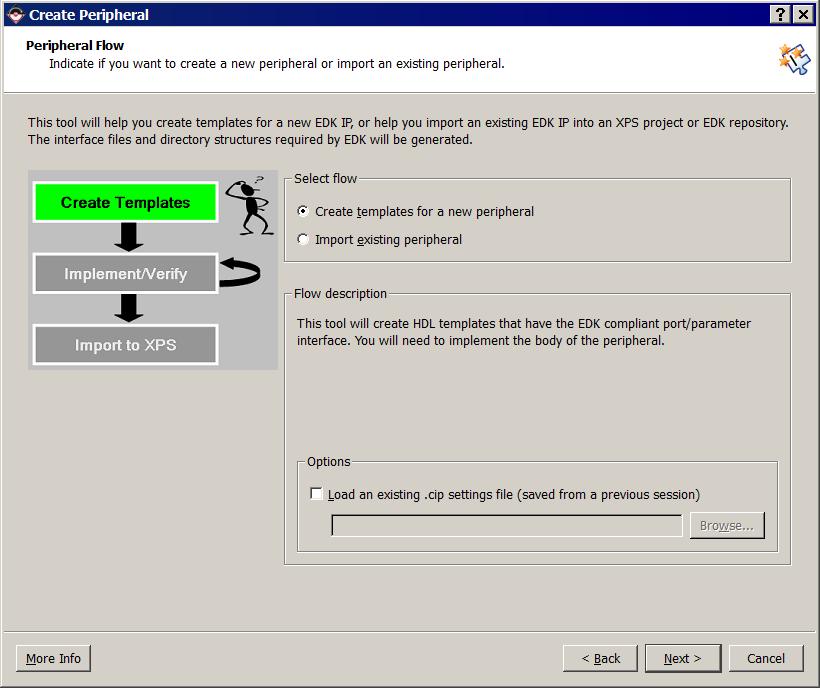 Using the CIP Wizard Take a Test Drive! Generating and Saving Templates In this Test Drive, you ll use the CIP wizard to create a template for a custom peripheral.