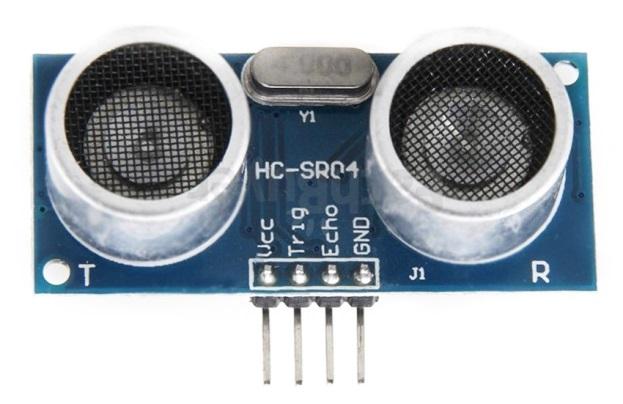 Ultrasonic Distance Sensor The delay from triggered chirp to echo response is the round-trip time t RT.