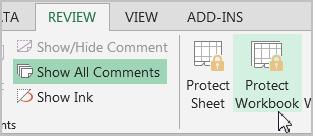 To Unprotect Sheet: Right-click on the worksheet tab; then click on Unprotect Sheet command. Enter the password when prompted.