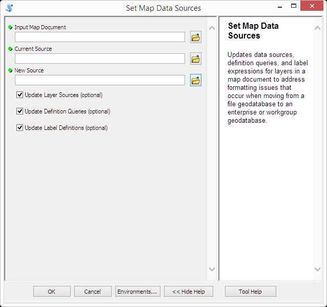 Deploy maps File Geodatabase to File Geodatabase - Use Set data source from the context menu in ArcGIS Catalog File Geodatabase to Enterprise