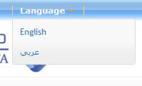 Multilingual Options Changing the Language of the Interface You can change the interface text of E-Marefa from English to Arabic and vice versa.