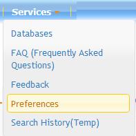 Preferences Setting Preferences allows you to control the look and feel of the E-Marefa Result List.