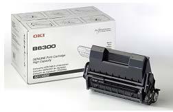 Consumables The Oki Data B6300n printer has a one piece consumable, the EP Cartridge, Part Number 52114502. The expected life of this consumable is 17,000 pages, based on a 5% page density.
