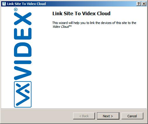 VX IP Wizard Wizard configuration software for VIDEX IP System Fig.