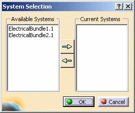Selecting Systems from External Data Page 63 Since you have set up the option to enable the external systems interfacing, an additional command is available in the Electrical Library and Electrical