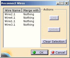 Deleting a Wire Connection Page 98 This task shows you how delete a wire connection and what's the result on the wires. This command is deactivated when working with external data. 1.