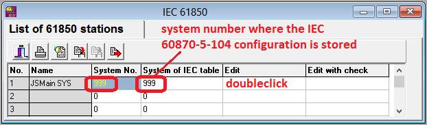 Assign IEC 61850 to systems