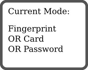 1 Enter the System Menu System can only be managed with the admin fingerprint. Start system (3.2.