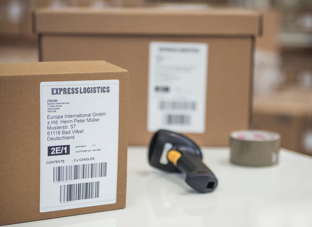 anyone who needs to print high quality shipping labels containing barcodes, images and text.