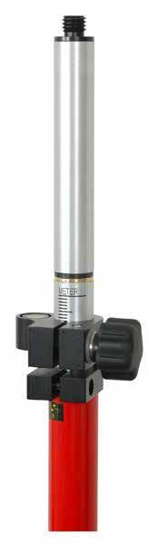 Prism Poles SITEPRO 4700 Twist Lock Prism Pole Adjustable tip with 5/8-11 adapter for prism mounting Twist lock system with built-in 20-minute precise level vial The soft
