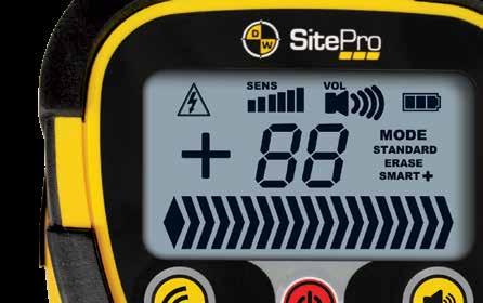 Magnetic Locators SITEPRO ST102 Smart-TRAK MAGNETIC LOCATOR The ST102 features patent pending Smart-Search Technology that provides pinpoint accuracy around fences or other large metal objects.