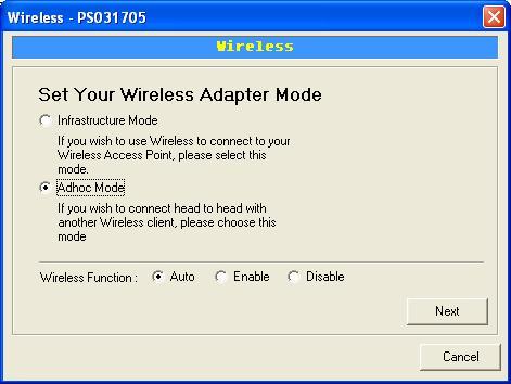 7.10 Wireless Configuration If you want to use the print server through wireless LAN, please set up the print server through Ethernet first and make sure your wireless LAN setting is correct.