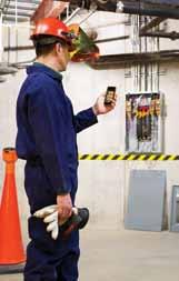 Fluke meters (3000 FC series meters) Maintenance Technicians Allow different skill levels to collaborate more conveniently and remotely view measurements in energized