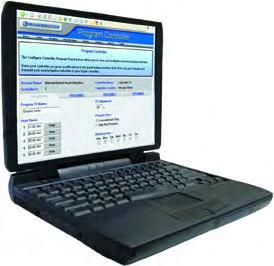 The icentral website utilizes reliable 2-way wireless communications through the internet to each field controller (US