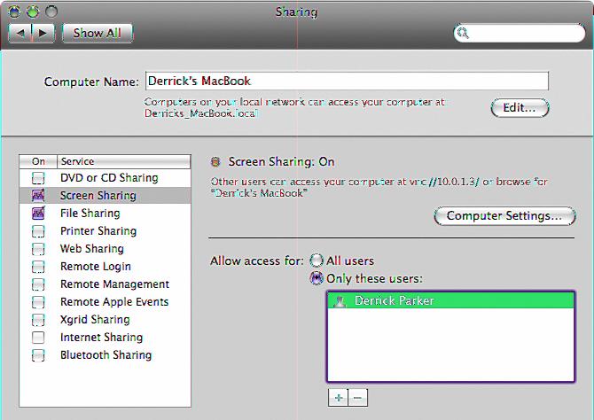 Enable sharing on each Mac you want to access remotely: 1 In the Back to My Mac pane, click Open Sharing.