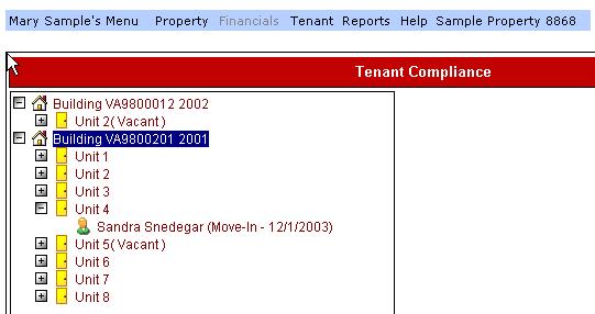 Viewing Tenant Information Overview The complete tenant certification record consists of the following four screens: Household Data Certification information Household Members Household Income and