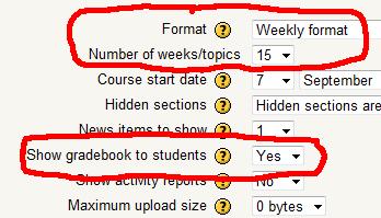 You also can specify the number of topics or weeks.