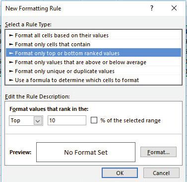 Formatting Cells and Ranges 93 6. SAVE the workbook to your Excel Lesson 6 folder as 06 Patient Visits Conditional Formatting Solution and CLOSE the file. PAUSE.