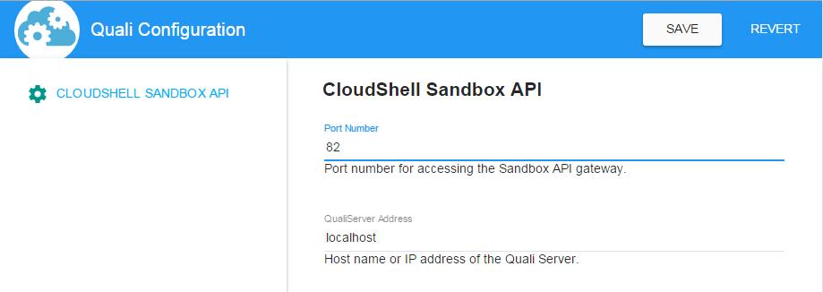 Configure CloudShell Products 2.