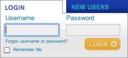 In order for the site to remember a username, check the box next to Remember Me.