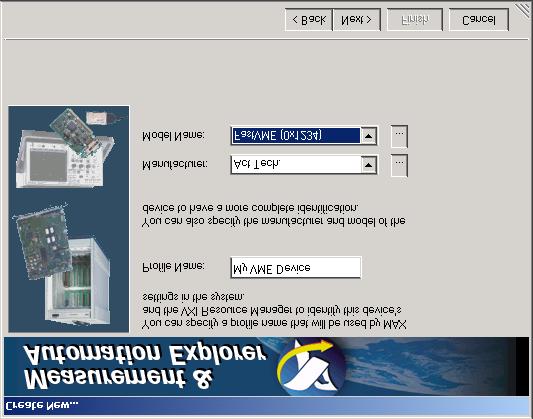 7. Use the pull-down menu and select the device you just added. Your screen should appear as shown below. Figure 19.