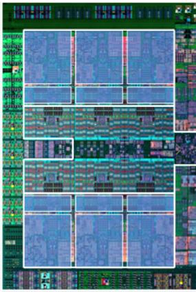Dual Chip Module 6 Cores per Chip Single Chip