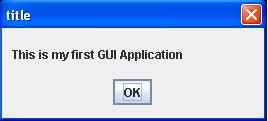 9) To execute the code : select Build Execute File You will see the output below... This is my first java Program Press any key to continue Creating First GUI Application 1.