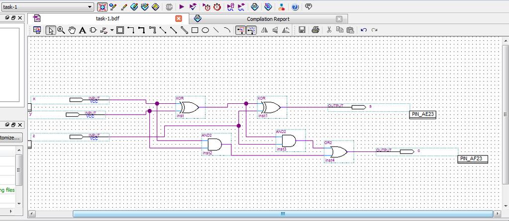 Drawing circuit in New Schematic File