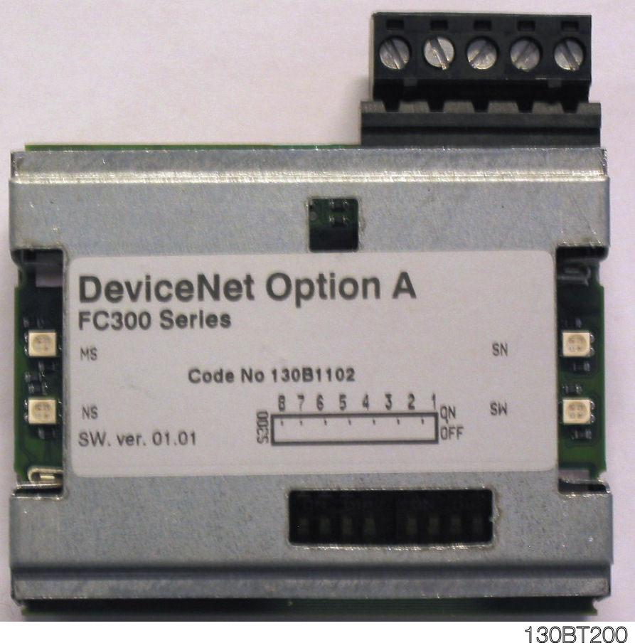 Introduction This application note describes how to set up DeviceNet communication between a Danfoss FC 300 frequency converter and 1756-DNB DeviceNet Scanner from Allen Bradley.
