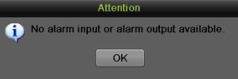 8. Select the Apply button to save the motion detection settings and select OK to return to the previous menu.