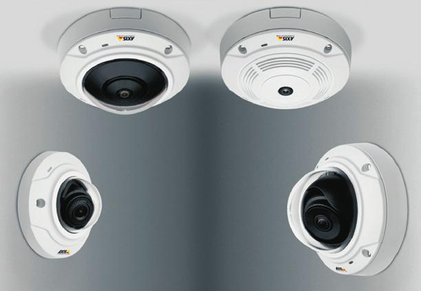 AXIS M30 Camera Series Fixed mini domes with HDTV and 360 /180 panoramic views.