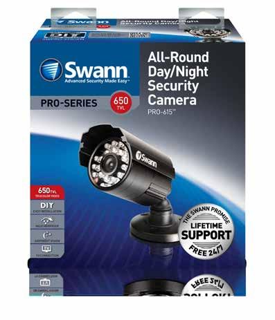KEY FEATURES SWPRO-615CAM Deter crime with this crystal clear multi-purpose day/night security camera perfect for indoor and outdoor use!