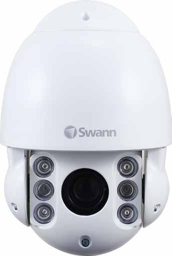 KEY FEATURES SWPRO-A852PTZ Pro quality 10x zoom, day/night 360 surveillance 720p HD image