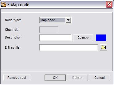 the bottom of the dialog box. (Fig. 2-29) From left to right these are Zoom In, Zoom Out, Return To Parent Map, Fullscreen, Standard Zoom, and Move Thumbnail Map. (Fig. 2-29) To embed a map image inside the root map image right-click on the root map image.