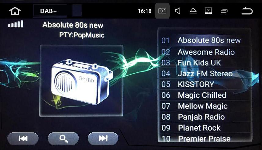 DAB+ digital radio brings you highdetail, digital-quality sound with lots of stations, program information and more.